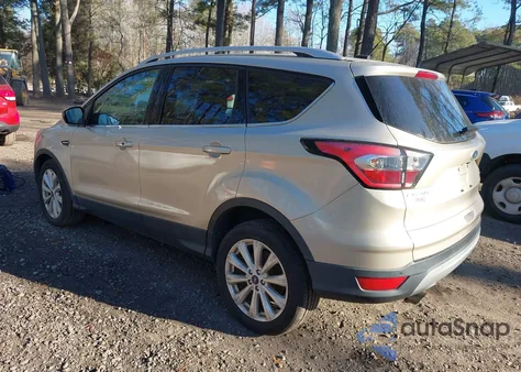 2017 Ford Escape Titanium from USA, damaged, VIN 1FMCU9J96HUB91281